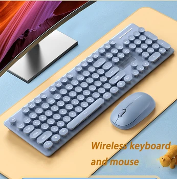 2.4 G Nabíjateľný Bezdrôtovú Klávesnicu a Myš Pre IOS, Mac, Android Počítač, Notebook, PC Silent Klávesnica a Myš