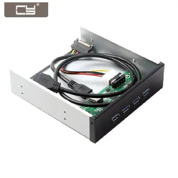 CYSM Chenyang USB 3.0 HUB 4 Porty na Prednom Paneli na základnej Doske 20kolíkový Konektor Kábel pre 5.25
