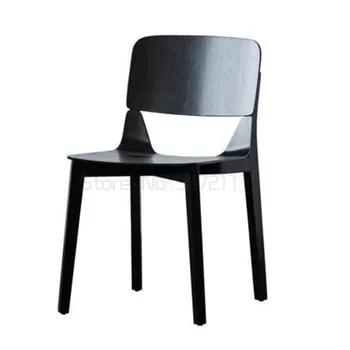 Jednoduché masívneho dreva jedálenské stoličky dizajnér rodiny dospelých reštaurácia hotel stoličky voľný čas späť denník stoličky
