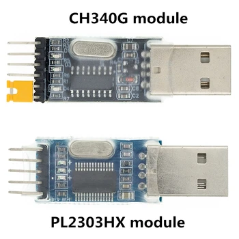 PL2303 USB Na RS232 Converter TTL Adaptér Modul/USB converter TTL UART modul CH340G CH340 modul 3,3 V 5V prepínač
